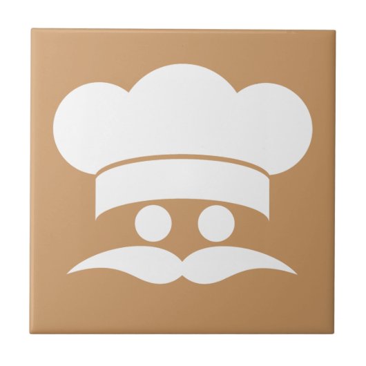 Carreaux de couleurs CHEF personnalisés (Devant)