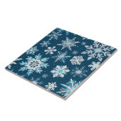 carreaux de cristaux de flocon de neige (Côté)