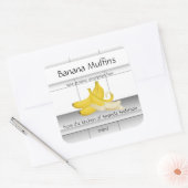 Carreaux de Cuisine Étiquette de Produit Muffins à (Enveloppe)