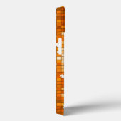 Carreaux de disco coque iphone d'impression orange (Verso / Droite)