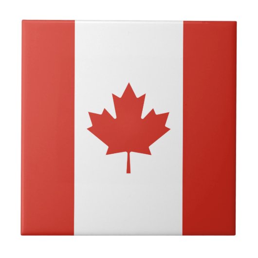 Carreaux de drapeau canadien patriotique (Devant)
