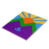 Carreaux de Drapeau Manitou Springs (Côté)