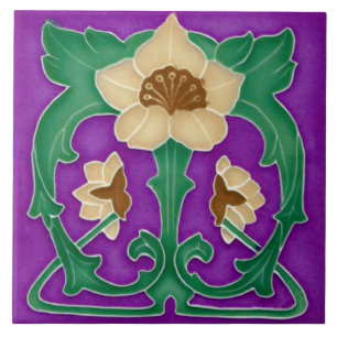 Carreaux de faïence Art Nouveau