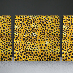 Carreaux de faïence contemporains à relief faux po