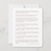 Carreaux de fleurs - Carte explicative (Dos)