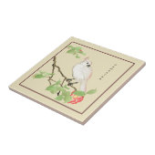 Carreaux de fleurs de Cockatoo Vintage japonais Ca (Côté)