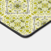 Carreaux de fleurs en vert (Coin)