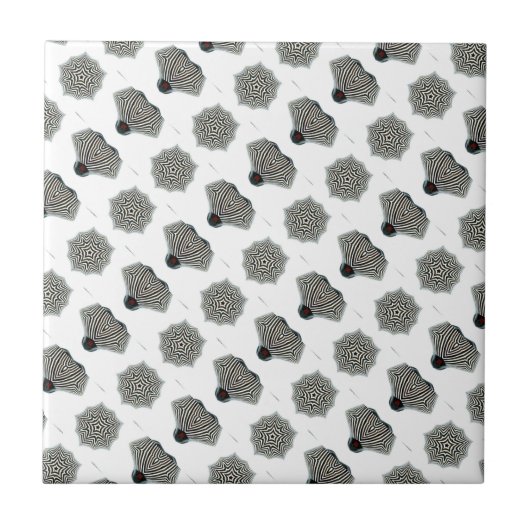 carreaux de formes noir et blanc (Devant)