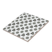 carreaux de formes noir et blanc (Côté)