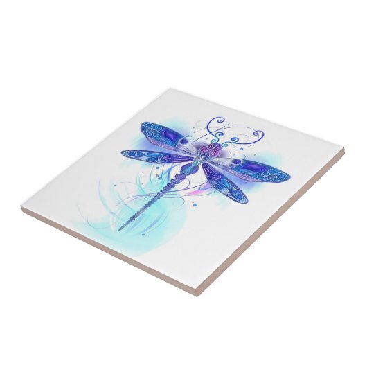 Carreaux de libellules colorés (Côté)