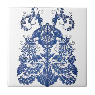 carreaux de luxe reproductions paon luxueux
