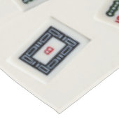 Carreaux de Mahjong sur badge pastel Nappe (Angle)