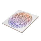 carreaux de mandala colorés (Côté)