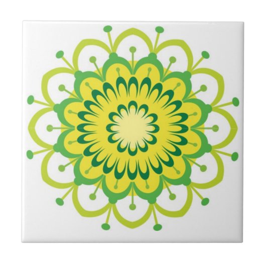 carreaux de mandala colorés (Devant)