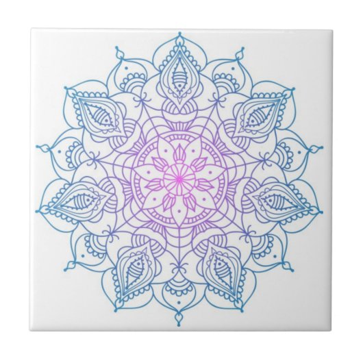 carreaux de mandala colorés (Devant)