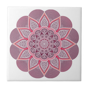 carreaux de mandala colorés