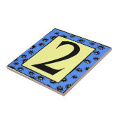 Carreaux de métro Bleu Cadre Étoiles 2 Deux (Côté)