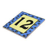 Carreaux de métro Bleu Cadre Etoiles modifier le t (Côté)