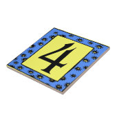 Carreaux de métro Blue Frame Stations 4 Quatre (Côté)