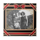 Carreaux de Modèle photo de ruban rouge (Devant)