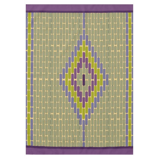 Carreaux de mosaïque diamant Couleurs cool nappe 6 (Devant)