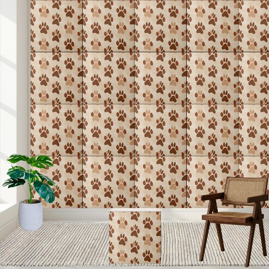 Carreaux de Motif Brown foncé et clair