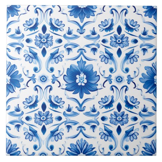 Carreaux de motif de Delft (Devant)