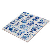 Carreaux de motif de Delft (Côté)
