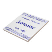 Carreaux de nom de famille - Victorian (Côté)