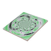 Carreaux de nuages doux verts (Côté)