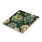 Carreaux De Peonies Vertes Pour Parquet Durable (Côté)