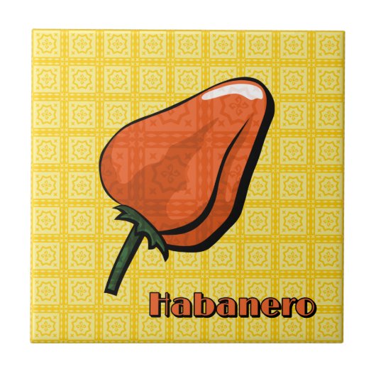 Carreaux de poivre chili Habanero (Devant)