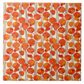 Carreaux de Poppies Art Nouveau (Devant)