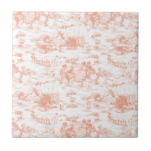 Carreaux de Toile Français Rose vintage