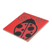 Carreaux de trivet Red Ladybug (Côté)