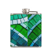 Carreaux de verre Flacon en acier inoxydable Mosia (Dos)