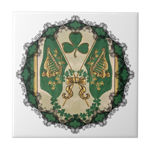 Carreaux de vœux de la Saint-Patrick (Devant)
