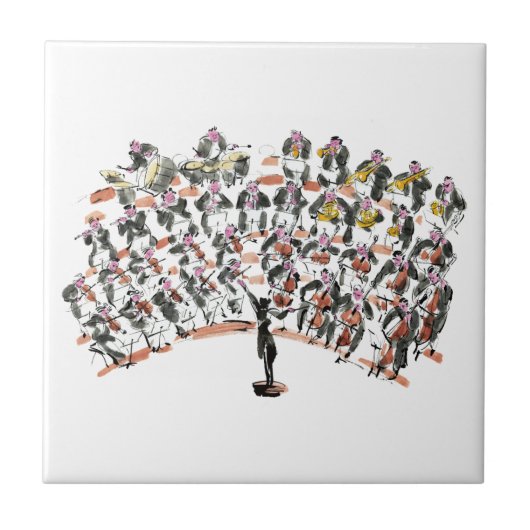 Carreaux décoratifs de l'Orchestre (Devant)