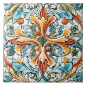 Carreaux décoratifs floraux (Devant)