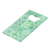 Carreaux décorés en vert et blanc (Dos Angle)