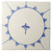 Carreaux Delft Hollandais Bleu et Blanc vintage (Devant)