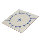 Carreaux Delft Hollandais Bleu et Blanc vintage (Côté)