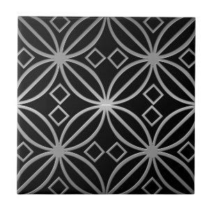 Carreaux d'inspiration celtique abstrait acier ino