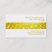 Carreaux Disco Carrelage carte de visite jaune ray (Dos)