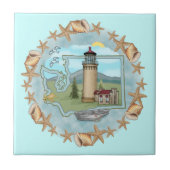 Carreaux du phare de Washington Shells (Devant)