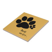 Carreaux - Empreinte de patte polydactyle (ver. 2) (Côté)