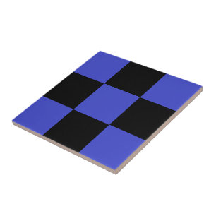 Carreaux en céramique Black Blue Check