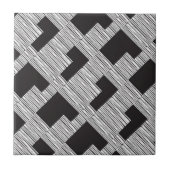 Carreaux en céramique blanc et noir (Devant)