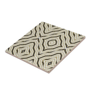 Carreaux en céramique Blanc Noir Or