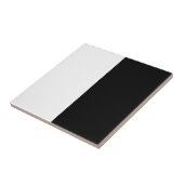 Carreaux en céramique blanche et noire modernes (Côté)